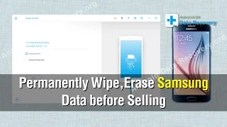 How to Permanently Wipe, Erase Samsung Data before Selling