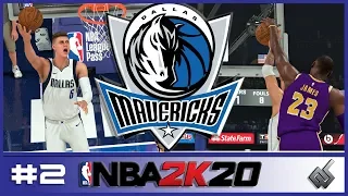 NBA 2K20 | Dallas Mavericks My League S1 | EP. 2 | Lebron comes to Town!