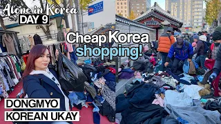 KOREAN UKAY-UKAY Shopping in Dongmyo Market