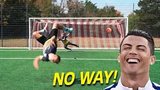 CRAZY FOOTBALL CHALLENGES vs Subscriber