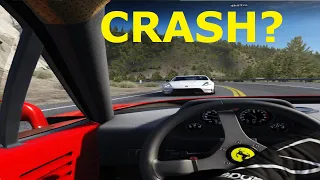 Reckless Driving in California with Ferrari F40 - Assetto Corsa | POV Gameplay