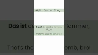 #045 Lerne Deutschen Slang | Deutsch lernen durch Hören | A2-B1 | Learn German Slang | #learngerman