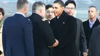 AFN Osan - AFN Korea Update - President Obama Osan Arrival