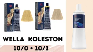 WELLA KOLESTON 10/1 & 10/0 FORMULA - 4% WELLXON DEVELOPER