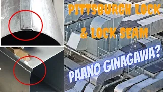 PITTSBURGH LOCK AND LOCK SEAM.  How to make/fabricate it? Sheet Metal Fabrication.