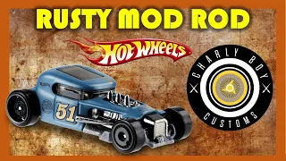 💀 RUSTY MOD ROD HOT WHEELS 💀 CUSTOM DIECAST