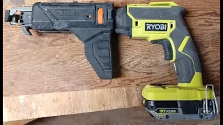 How To Use A RIDGID Collated Attachment With A Ryobi Screwgun