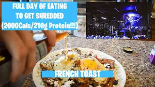 DAY 55/75 HARD - FULL DAY OF EATING TO GET SHREDDED(FULL MACROS+RECIPEs) + ARMS N ABS