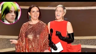 Billie Eilish Isn’t Impressed With Maya Rudolph and Kristen Wiig Singing at the Oscars 2020 — and Sh