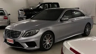 MERCEDES S63 V8 BITURBO AMG BSS 2015 LUXO SOFISTICAÇÃO