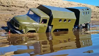 Invested in ZIL 131 300$. and drove into the mud! ...RC OFFroad 6x6