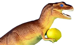 Динозавры и яйца. Тиранозавр. Овираптор и Яйцо. Мультик про динозавров для детей. Игрушки Мурзик ТВ