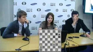 Magnus Carlsen vs Vladimir Kramnik Press Conference Candidates Tournament 2013