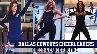 Learn Cheer & Dance Routine From Dallas Cowboys Cheerleaders | Dallas Cowboys 2020