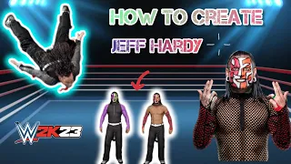 How to create jeff hardy in wwe 2k23