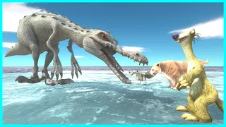 Ice Age 3: Fudy Hunts Sid, Scrat and Diego - Animal Revolt Battle Simulator [ARBS]