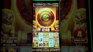 NEW GAME GOLDEN GONG $88 BET BIG WIN MANDALAY BAY VEGAS 10cents Denom HIGH LIMIT FREE SPINS