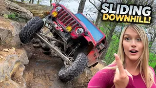 SLIDING DOWN MOUNTAINS on East Coast Off Road Trails!