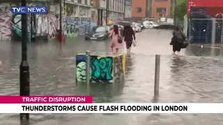 [VIDEO] Thunderstorms Cause Flash Flooding In London