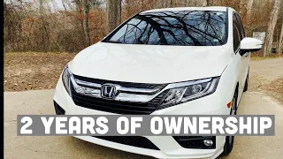 HONDA ODYSSEY OWNERS REVIEW AFTER 2 YEARS 28000 MILES WHY WE WILL NEVER OWN ONE AGAIN