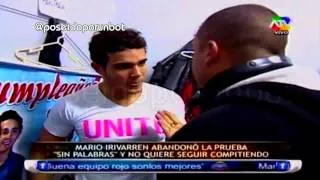 COMBATE: Mario Irivarren Abandona el Programa por Injusticias del Jefe 01/08/13