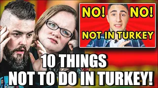 Irish Couple Reacts 10 Things NOT to do in TURKEY - MUST SEE BEFORE YOU GO!