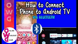 How to connect Phone to Android TV | via Bluetooth