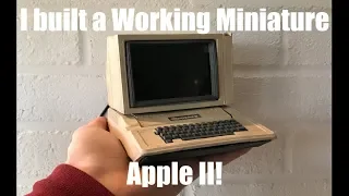 I built a WORKING Miniature Apple II! | Mastergeko4