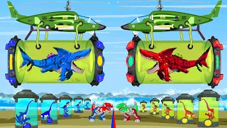 EVOLUTION OF SHARK, T-REX DINOSAURS vs NEW TRANSFORMERS: RISE OF THE BEASTS: Who Is King Of Monster?