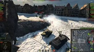 World of Tanks T110E4 - Ace Tanker & Top Gun - Himmelsdorf Gameplay