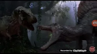тиранозавр vs спинозавр