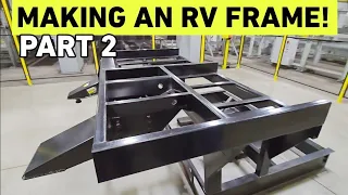 EXCLUSIVE! LIPPERT RV FRAME and Powder Coating Factory Tour!