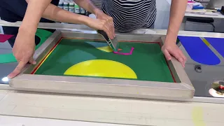 SCREEN PRINTING ON MIRROR