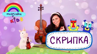 Скрипка. Музичні інструменти. Музичне заняття для дітей, від Musicalka Kids. #musicalkakids