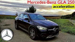 Mercedes-Benz GLA 250 4Matic acceleration (1/4 mile, 0-100) with GPS results | 2022 model