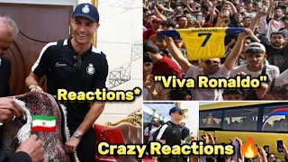 Public Crazy Reactions to Cristiano Ronaldo Alnassr Team in Iran !!🔥 🇮🇷