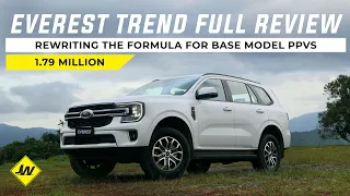 2023 Ford Everest Trend Full Review  -A Much Better Base Model than the Fortuner G?