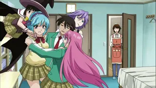 Rosario+vampire (Dub) | will you explain why thar is four girls in your room