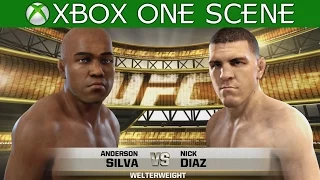 Anderson Silva vs Nick Diaz - Full Fight - EA Sports UFC 2014