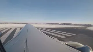 Aeroflot Sukhoi SuperJet 100 onboard takeoff at Naberezhnye Chelny Airport | SU1255