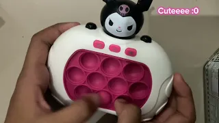 Unboxing  kuromi pop it (electronic) By : 🤞Ashley_gamingYT🤞