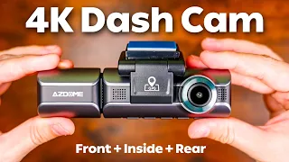 AZDOME M550 4K WiFi 3 Channel Dash Cam Review [2024]