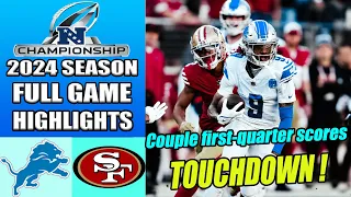 Detroit Lions vs San Francisco 49ers [FULL GAME] NFC Championship | NFL Conference Championship