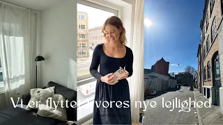 Vi er flyttet i vores nye lejlighed