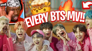 thatssokelvii reacts to BTS (방탄소년단) | all mvs in release order!! **immaculate discography!!**