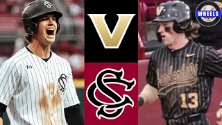 #3 Vanderbilt vs South Carolina Highlights (Game 2) | 2024 College Baseball Highlights