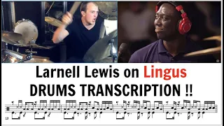 Lingus - Larnell Lewis DRUMS transcription + pdf available
