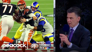 Bengals offensive line a leaky dam in second half of Super Bowl LVI | Pro Football Talk | NBC Sports