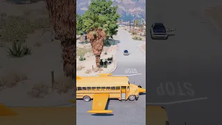 FLYING School Bus Trolls KAREN ADMIN 😂 | GTA 5 RP #shorts #fivem #lurp