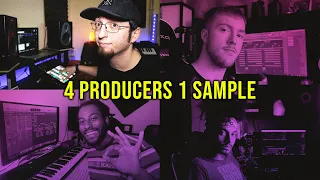 4 PRODUCERS VS 1 SAMPLE! *it's insane* (ft. @prodbyocean, @AnotherVGN & ProdbyJack)